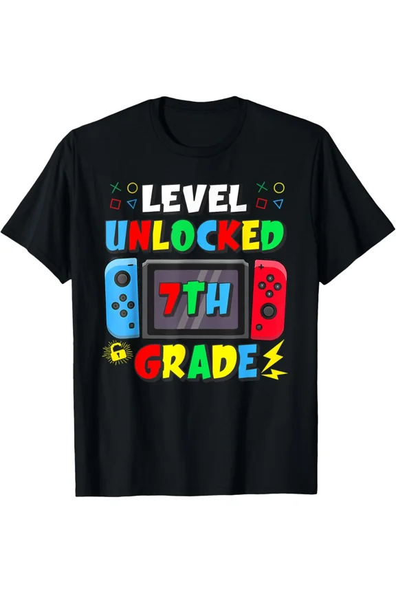 7th Grade School Student Funny Back To School Seasonal Graphic Unisex T-Shirt ,up to size 5XL