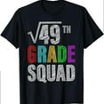 7th Grade Squad Math Teachers Students Back To School Unisex Comfort