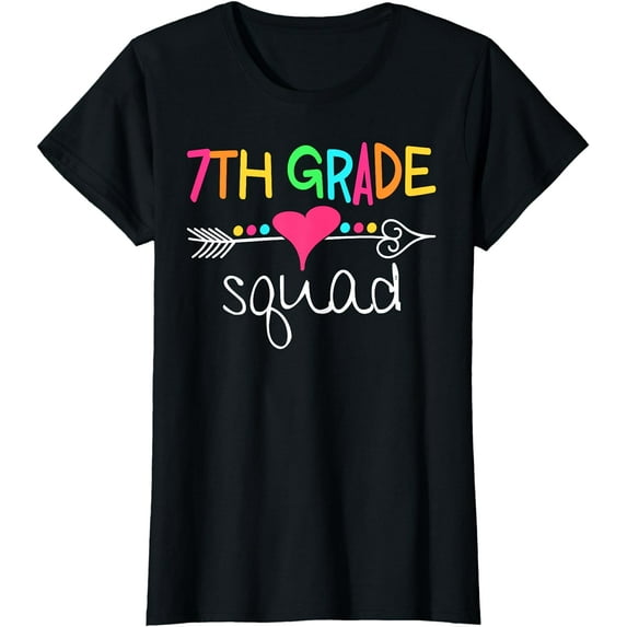 7th Grade Squad Seventh Teacher Student Team Back To School T-Shirt