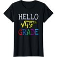 thumbnail image 1 of 7th Grade Square Root of 49 First Day Back to school Math T-Shirt, 1 of 3