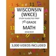 thumbnail image 1 of 7th Grade WISCONSIN WKCE, 2019 MATH, Test Prep : 7th Grade WISCONSIN KNOWLEDGE and CONCEPTS EXAMINATION TEST 2019 MATH Test Prep/Study Guide (Paperback), 1 of 1