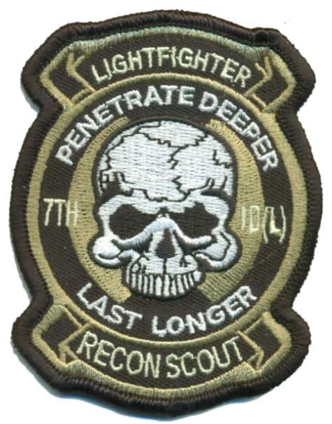 7th ID Recon Patch – Plastic Backing - Walmart.com