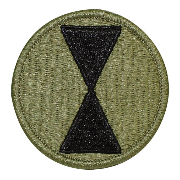 7th Infantry Division OCP Hook & Loop Patch
