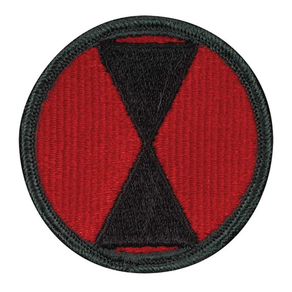 7th Infantry Division Patch Color AGSU