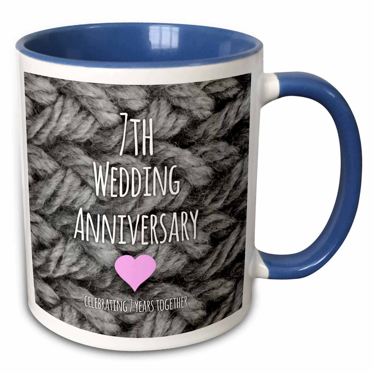 White Cotton Cards 7th Copper Anniversary Memories Of This Year, Small...