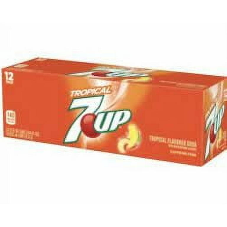 7UP Tropical, 12 fl oz cans, 12 pack - Walmart.com