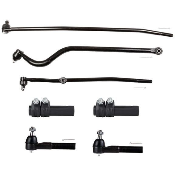 7x Front Tie Rod Track Bar Drag Kit For Dodge 98-99 Ram 1500 98-99 Ram 2500 4x4