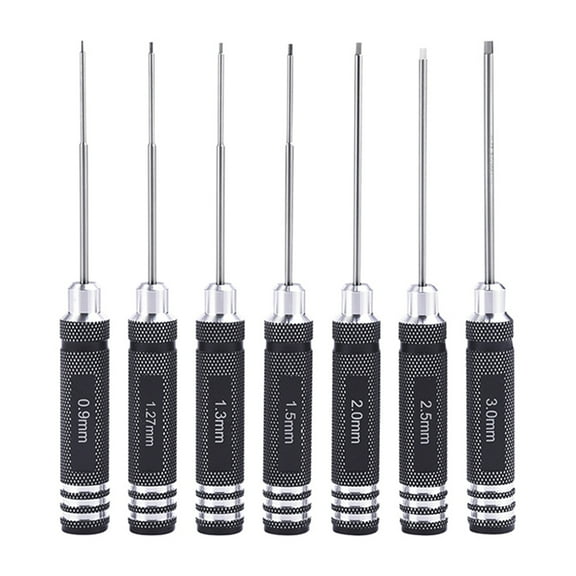 7x Hexagon Screwdriver Tool Set Multi-function Allen Driver for Helicopter Aircraft Model Repair Tool