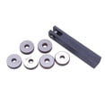 thumbnail image 1 of 7x Single Wheel Straight Linear Knurling Tool Set 0 5mm 1.5mm 2mm Pitch, 1 of 5