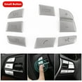 thumbnail image 1 of 7x Steering Wheel Button Trim Cover Fit For BMW X3 F25（11-17）X4 F26（14-17）B, 1 of 8