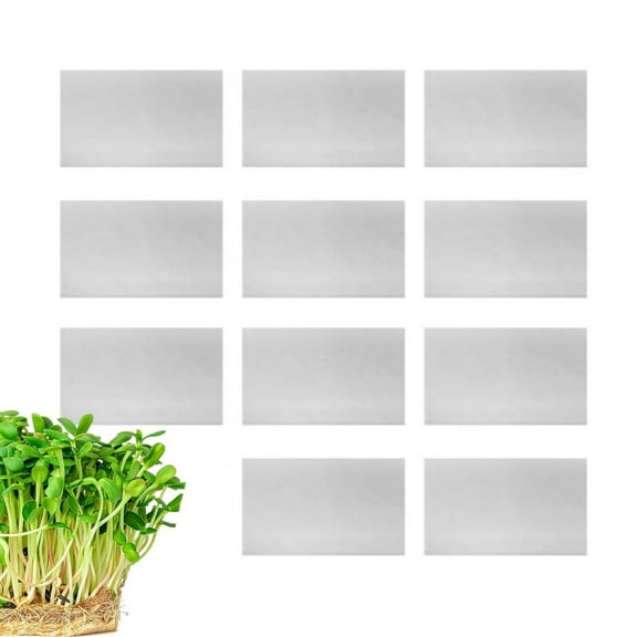 7x10.2In Vegetable Germination Paper,Portable Germinating Growing Paper,100 Sheets Grey Germinating Tool for Vegetable,Planting