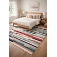 thumbnail image 1 of 7x10, 8x13, 9x11 Abstract area rug, Handmade woolen Carpet, Bed, Living, Dining, room, Tufted rugs 5x7, 6x8, 6x10, 1 of 9