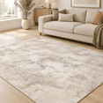 7x10 Beige Grey Abstract Area Rug - Walmart.com