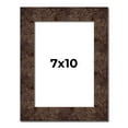 thumbnail image 1 of 7x10 Frame Brown Burl Real Wood Picture Frame Width 1.625 Inches | Interior Frame Depth 0.5 Inches, 1 of 8