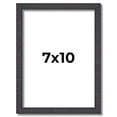 thumbnail image 1 of 7x10 Frame Brown Picture Frame - Complete Modern Photo Frame Includes UV Acrylic Shatter Guard, 1 of 8