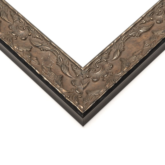 7x10 Frame Silver Real Wood Picture Frame Width 1.75 inches | Interior Frame Depth 0.5 inches |