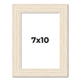 thumbnail image 1 of 7x10 Frame White Barnwood Picture Frame Includes UV Acrylic Plexiglass, Acid Free Foam Backing, 1 of 8