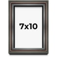 thumbnail image 1 of 7x10 Shadow Box Frame Brown Cherry | 2.625 Inches Deep Pine Wood Traditional Shadowbox Display, 1 of 8