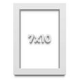 thumbnail image 1 of 7x10 Shadow Box High Gloss White Display Frame | 1.625 Inches Deep | 1 Inch Moulding Width | Solid, 1 of 4