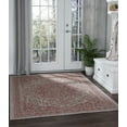 thumbnail image 1 of 7x10 Water Resistant, Large Indoor Outdoor Rugs for Patios, Front Door Entry, Entryway, Deck, Porch, Balcony | Outside Area Rug for Patio | Terra, Medallion | Size: 6'7'' x 9'6'', 1 of 8