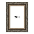 thumbnail image 1 of 7x11 Frame Black Real Wood Picture Frame Width 2 inches | Interior Frame Depth 0.5 inches | Fitz, 1 of 8
