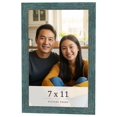 thumbnail image 1 of 7x11 Frame Blue Rustic Barnwood Solid Wood Picture Frame Width 1.25 Inches | Interior Depth 0.5, 1 of 8