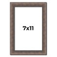 thumbnail image 1 of 7x11 Frame Silver Real Wood Picture Frame Width 1.25 Inches | Interior Frame Depth 0.5 Inches |, 1 of 8