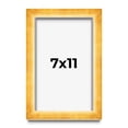 thumbnail image 1 of 7x11 Shadow Box Frame Gold | 1.625 Inches Deep Real Wood Traditional Shadowbox Display Frame | UV, 1 of 5