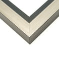 thumbnail image 1 of 7x12 Canvas Frame Silver Solid Wood Floater Frame Width 2.5 Inches | Interior Frame Depth 1 1/4, 1 of 6