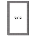 thumbnail image 1 of 7x12 Frame Blue Kingsley Pewter Solid Wood Picture Frame Width 0.75 Inches |Interior Depth 0.5, 1 of 8