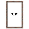 thumbnail image 1 of 7x12 Frame Brown Bamboo with Dark Coffee/Walnut Finish | Solid Wood Picture Frame Width 0.75 Inches, 1 of 8