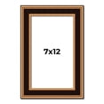 thumbnail image 1 of 7x12 Frame Gold Brown Plein Air Vintage Solid Wood Picture Frame | 1.75 Inches Moulding Width |, 1 of 8