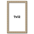 thumbnail image 1 of 7x12 Frame Silver Real Wood Picture Frame Width 0.75 Inches | Interior Frame Depth 0.5 Inches |, 1 of 8