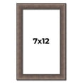 thumbnail image 1 of 7x12 Frame Silver Real Wood Picture Frame Width 1.25 Inches | Interior Frame Depth 0.5 Inches |, 1 of 8