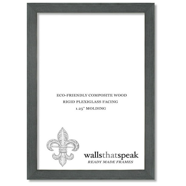 7x12 Slate Gray Picture Frame for Puzzles Posters Photos or Artwork