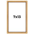 thumbnail image 1 of 7x13 Frame Beaded Gold Solid Wood Picture Frame | 0.75 Inches Moulding Width | Liscio Oro, 1 of 8