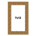 thumbnail image 1 of 7x13 Frame Black and Gold Distressed Solid Wood Sonoma Picture Frame | 1.625 Inch Moulding Width |, 1 of 8