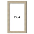 thumbnail image 1 of 7x13 Frame Grey Solid Wood Picture Frame Width 1 Inches | Interior Frame Depth 0.5 Inches |, 1 of 8