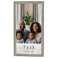 thumbnail image 1 of 7x13 Frame Grey Solid Wood Picture Frame Width 1 Inches | Interior Frame Depth 0.5 Inches |, 1 of 8