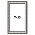 thumbnail image 1 of 7x13 Frame Silver Real Wood Picture Frame Width 1.125 Inches | Interior Frame Depth 0.5 Inches |, 1 of 8