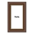 thumbnail image 1 of 7x14 Copper and Brown Real Wood Picture Frame Width 2 inches | Interior Frame Depth 0.5 inches |, 1 of 8