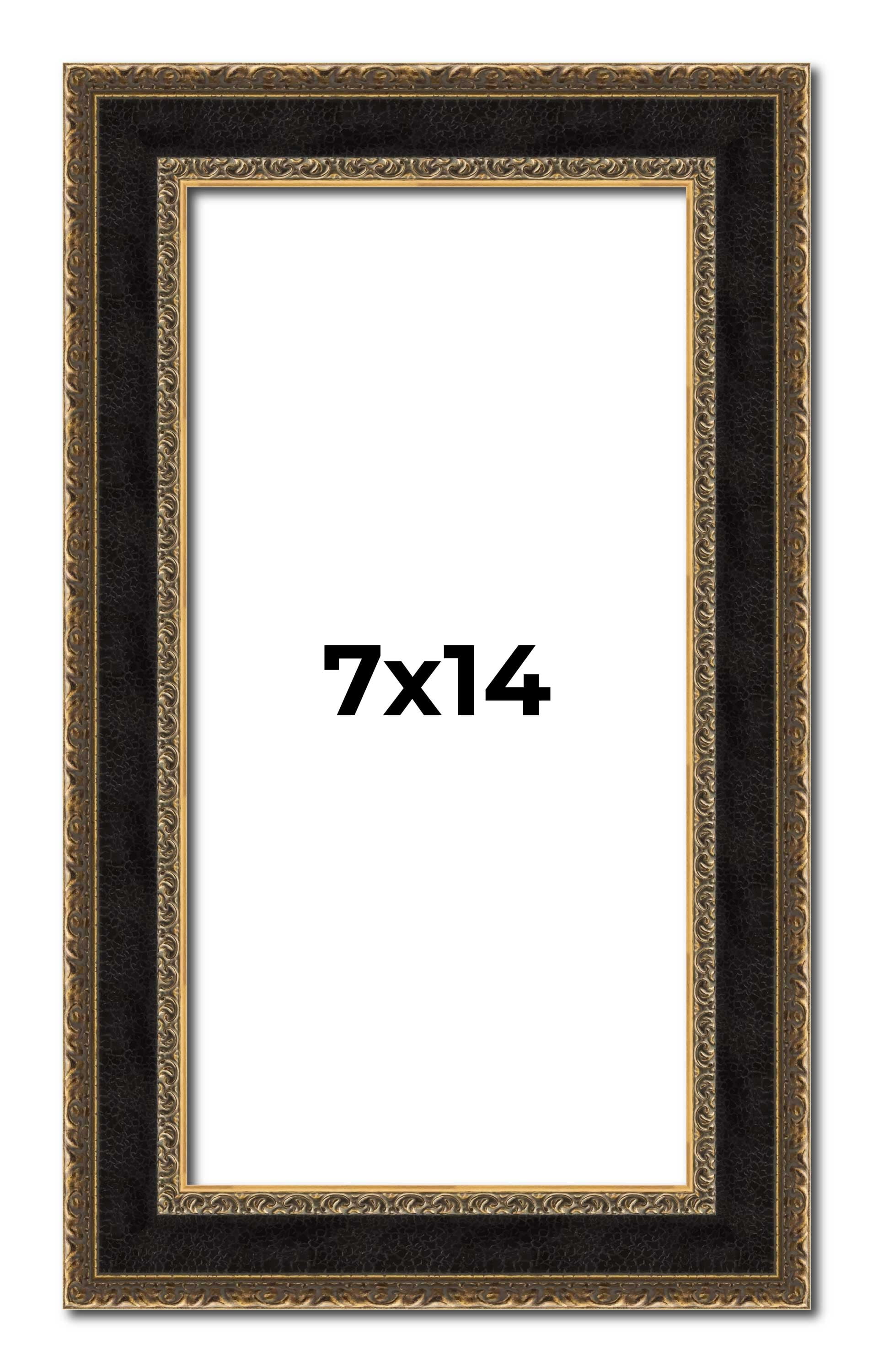 7x14 Frame Gold Antique Vintage Sold Wood Picture Frame | 1.75 Inch ...