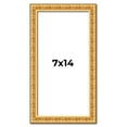 thumbnail image 1 of 7x14 Frame Gold Real Wood Picture Frame Width 1 inches | Interior Frame Depth 0.5 inches | Edwina, 1 of 8