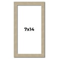 thumbnail image 1 of 7x14 Frame Grey Solid Wood Picture Frame Width 1 Inches | Interior Frame Depth 0.5 Inches |, 1 of 8
