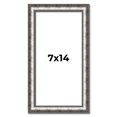 thumbnail image 1 of 7x14 Frame Silver Real Wood Picture Frame Width 1.125 Inches | Interior Frame Depth 0.5 Inches |, 1 of 8