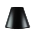 thumbnail image 1 of 7x14x11 Bold Black with True Gold Lining Hard Back Empire Lampshade, 1 of 6