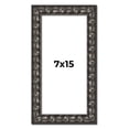 thumbnail image 1 of 7x15 Frame Black-Brown Medieval Solid Wood Picture Frame | 1.5 Inch Moulding Width | Gotham Beveled, 1 of 8
