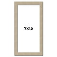 thumbnail image 1 of 7x15 Frame Grey Solid Wood Picture Frame Width 1 Inches | Interior Frame Depth 0.5 Inches |, 1 of 8