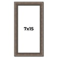 thumbnail image 1 of 7x15 Frame Silver Real Wood Picture Frame Width 1.25 Inches | Interior Frame Depth 0.5 Inches |, 1 of 8
