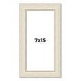 thumbnail image 1 of 7x15 Frame White Real Wood Picture Frame Width 1.75 inches | Interior Frame Depth 0.5 inches |, 1 of 8